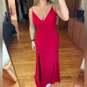 Full Length Red Dress